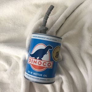 Cars Land BLUE Dinoco Oil Souvenir Cup